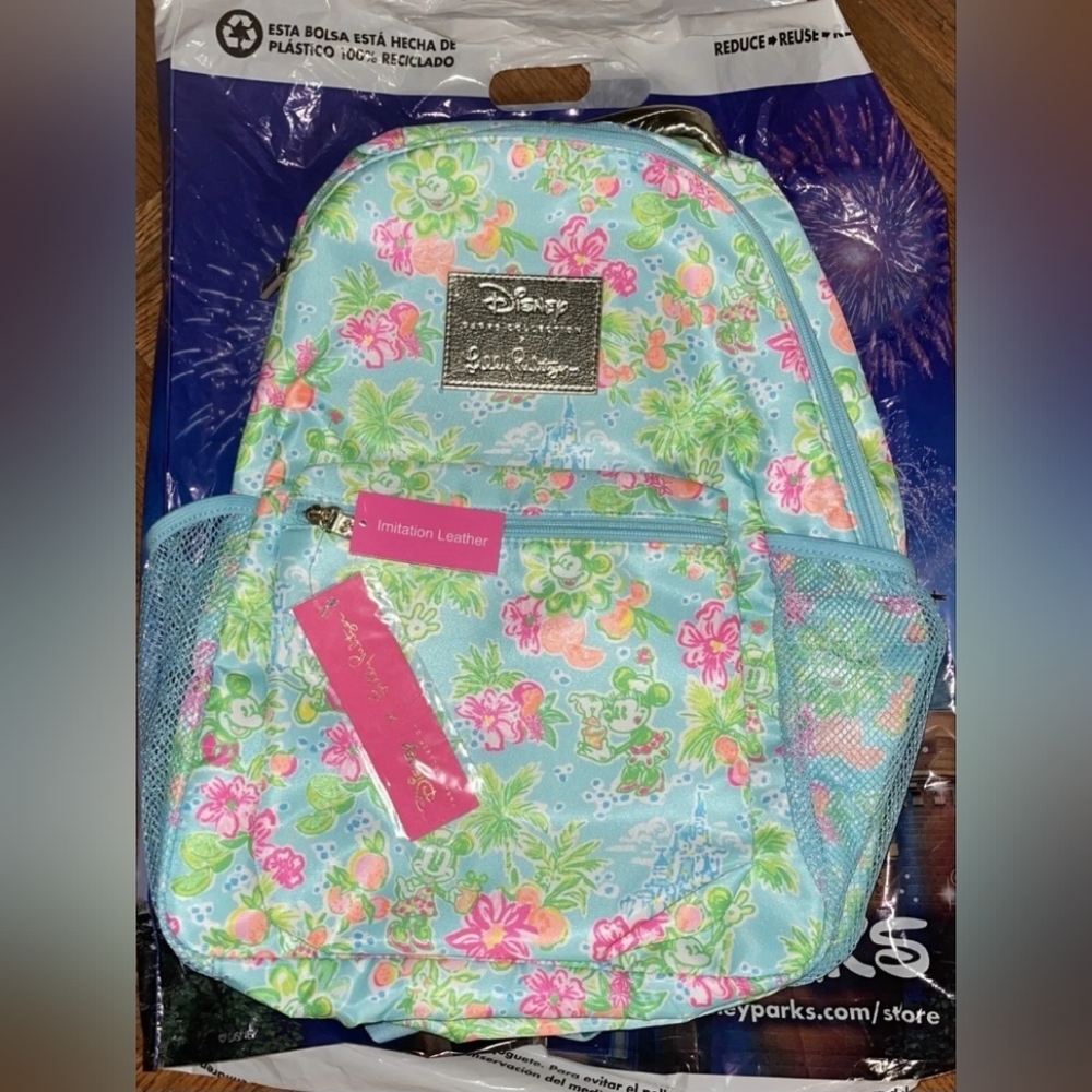 Lilly Pulitzer Bahia Backpack in Lilly Loves Disney - Picture 7 of 7